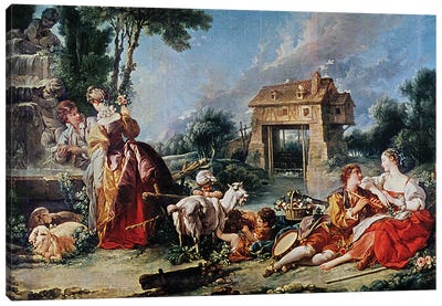 Fountain of Love, 1748  Canvas Art Print
