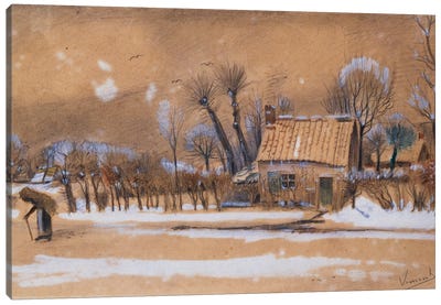 Winter, 1881  Canvas Art Print - Vincent van Gogh
