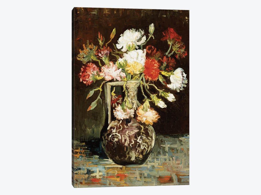 Bouquet of Flowers  by Vincent van Gogh 1-piece Canvas Art Print