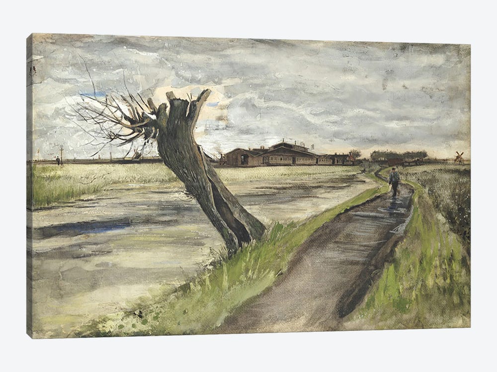 Pollard Willow, 1882  by Vincent van Gogh 1-piece Canvas Wall Art