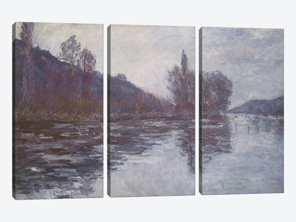 The Seine near Giverny, 1894  by Claude Monet 3-piece Canvas Art