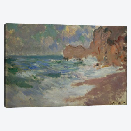 Receding Waves  Canvas Print #BMN5136} by Claude Monet Canvas Wall Art