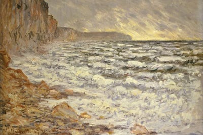 Cap Martin Canvas Print By Claude Monet Icanvas