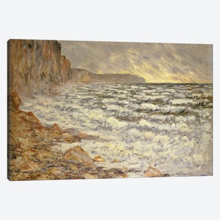Seafront, Fecamp, 1881  Canvas Print #BMN5141} by Claude Monet Canvas Wall Art