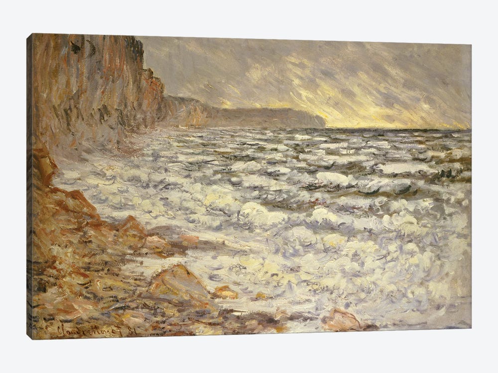 Seafront, Fecamp, 1881  by Claude Monet 1-piece Art Print