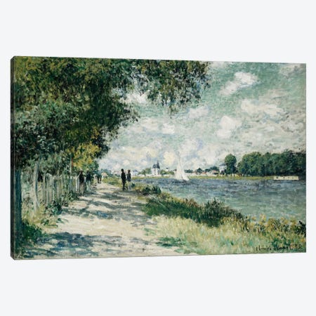 The Seine at Argenteuil, 1875  Canvas Print #BMN5143} by Claude Monet Canvas Art