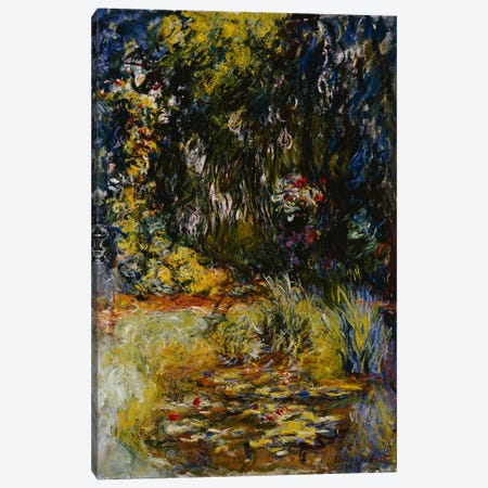 Corner of a Pond with Waterlilies, 1918  Canvas Print #BMN5147} by Claude Monet Art Print