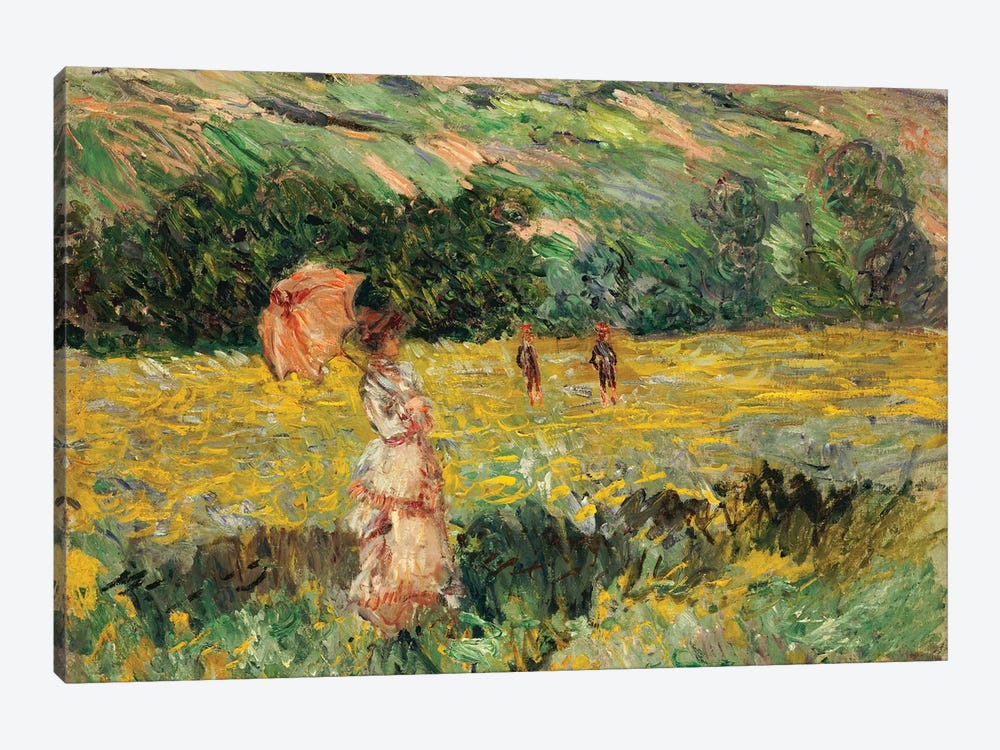 Limetz Meadow, 1887  by Claude Monet 1-piece Canvas Print