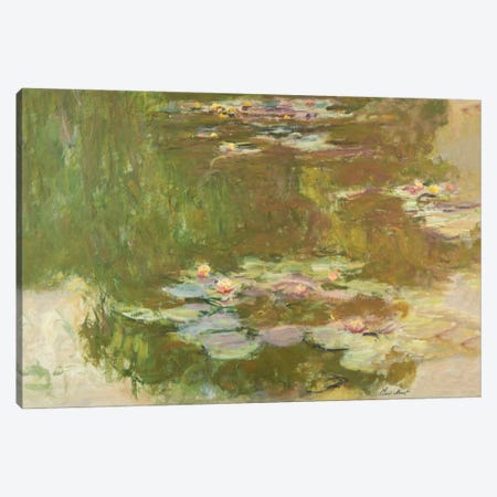 Lily Pond, 1881  Canvas Print #BMN5157} by Claude Monet Canvas Wall Art