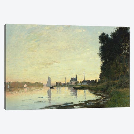 Argenteuil, Late Afternoon, 1872  Canvas Print #BMN5159} by Claude Monet Canvas Art Print
