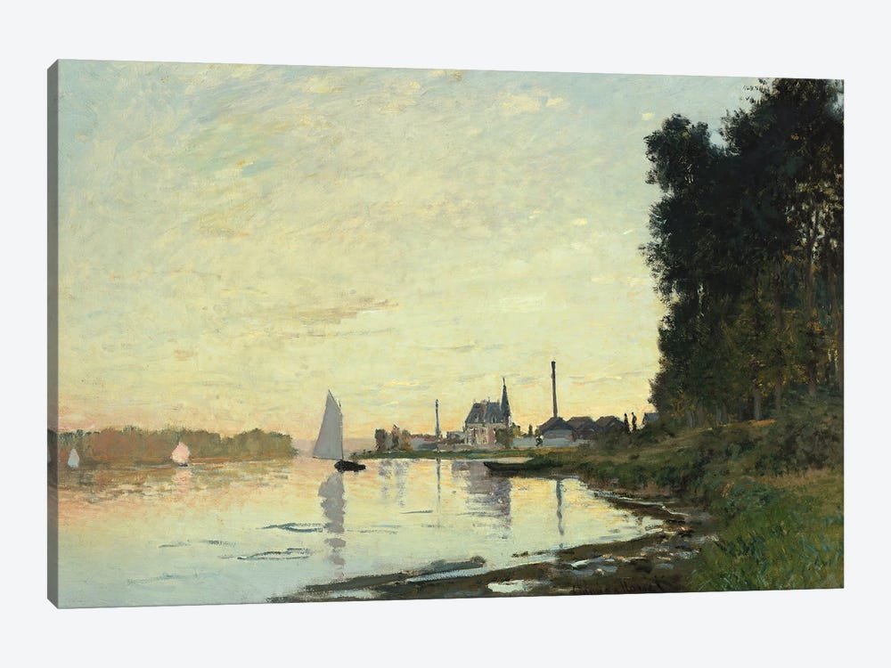 Argenteuil, Late Afternoon, 1872  1-piece Canvas Artwork