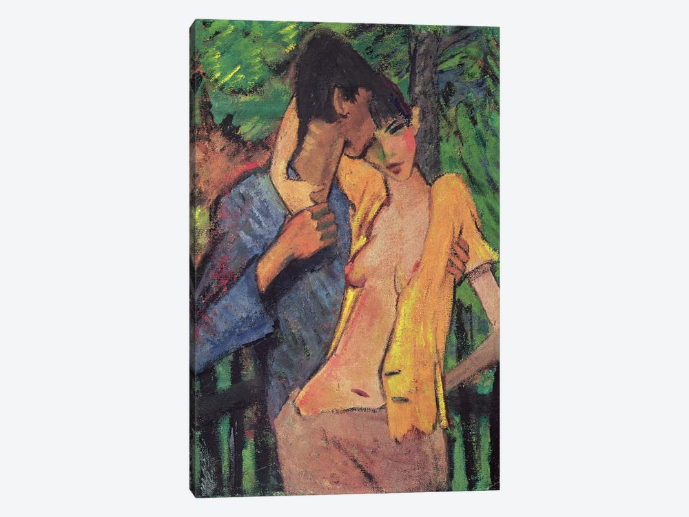 Lovers  by Otto Muller 1-piece Canvas Print