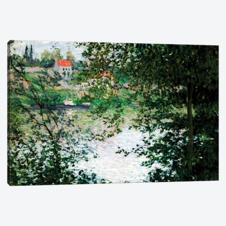 Ile de La Grande Jatte Through the Trees, 1878  Canvas Print #BMN5165} by Claude Monet Canvas Print