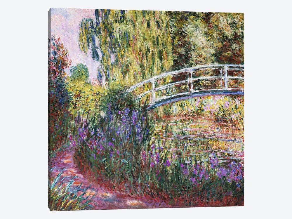 The Japanese Bridge, Pond with Water Lilies, 1900  by Claude Monet 1-piece Art Print
