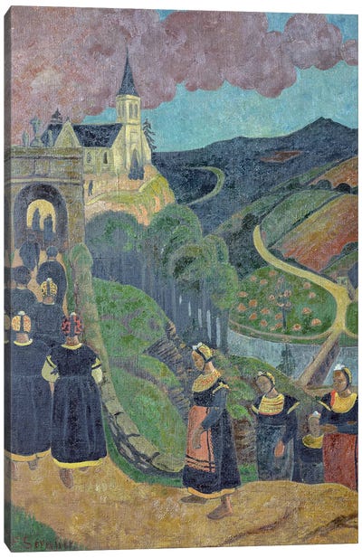The Pardon of Notre-Dame-des-Portes at Chateauneuf-du-Faou, c.1894  Canvas Art Print