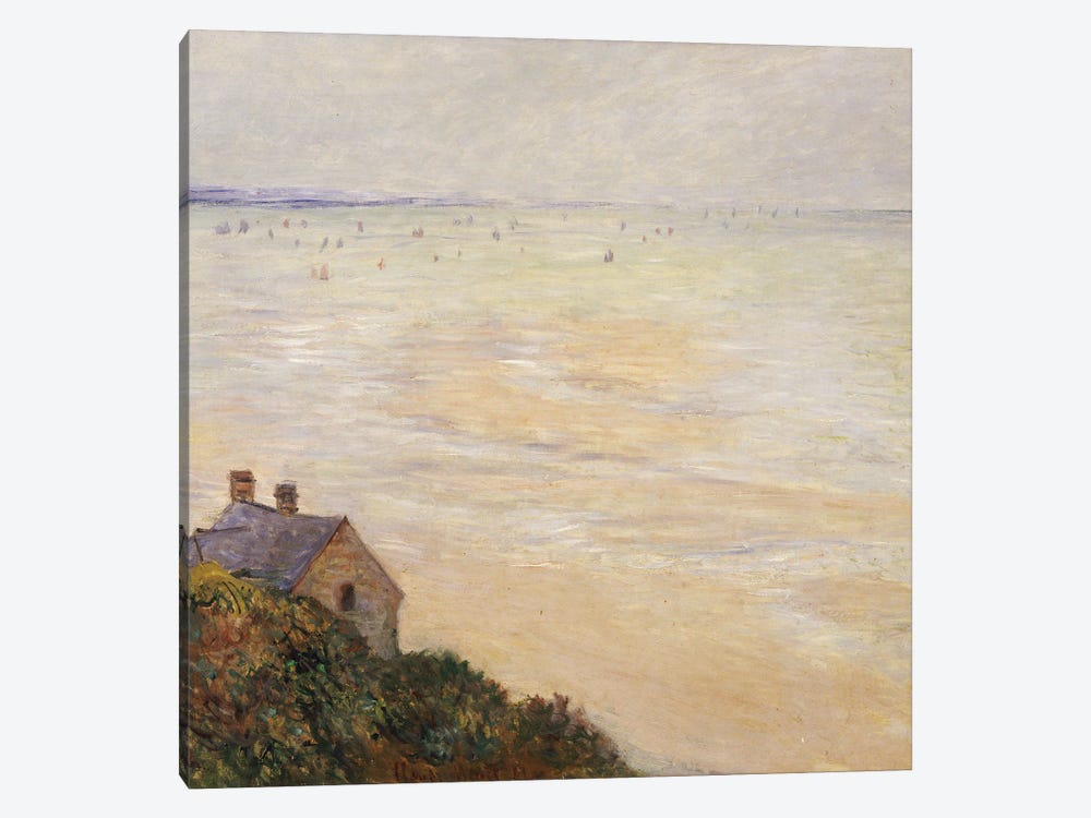 The Hut at Trouville, Low Tide, 1881  1-piece Canvas Art Print