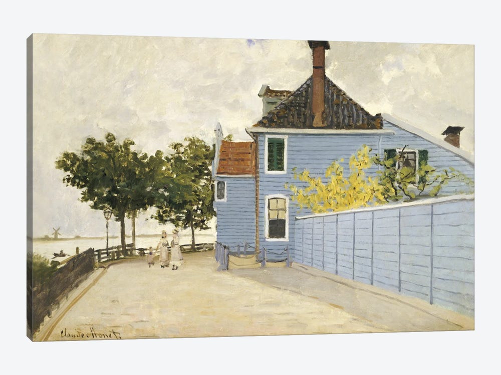 The Blue House, Zaandam  1-piece Canvas Art
