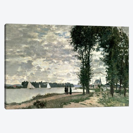 The Banks of the Seine at Argenteuil, 1872  Canvas Print #BMN5174} by Claude Monet Canvas Wall Art