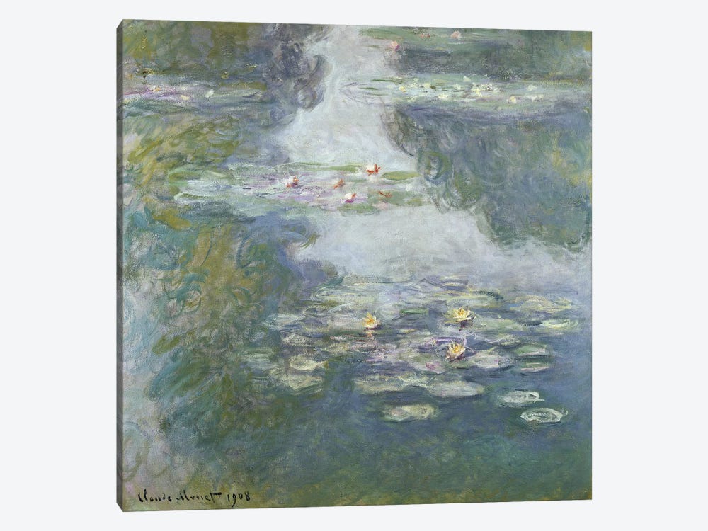 Waterlilies, Nympheas, 1908  by Claude Monet 1-piece Art Print