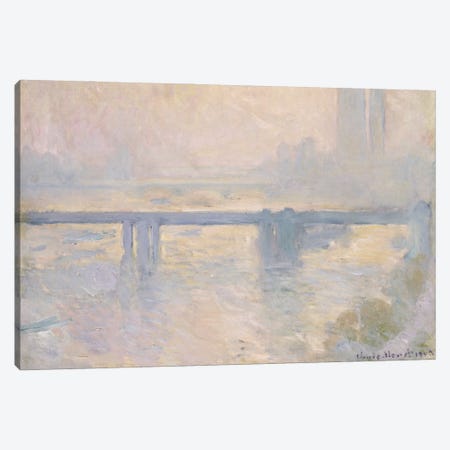 Charing Cross Bridge, 1899  Canvas Print #BMN5178} by Claude Monet Canvas Print