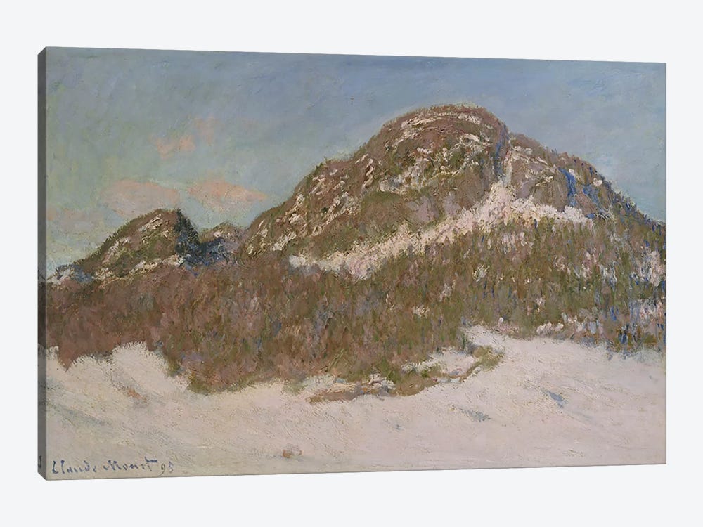 Mount Kolsaas in Sunlight, 1895  by Claude Monet 1-piece Canvas Wall Art