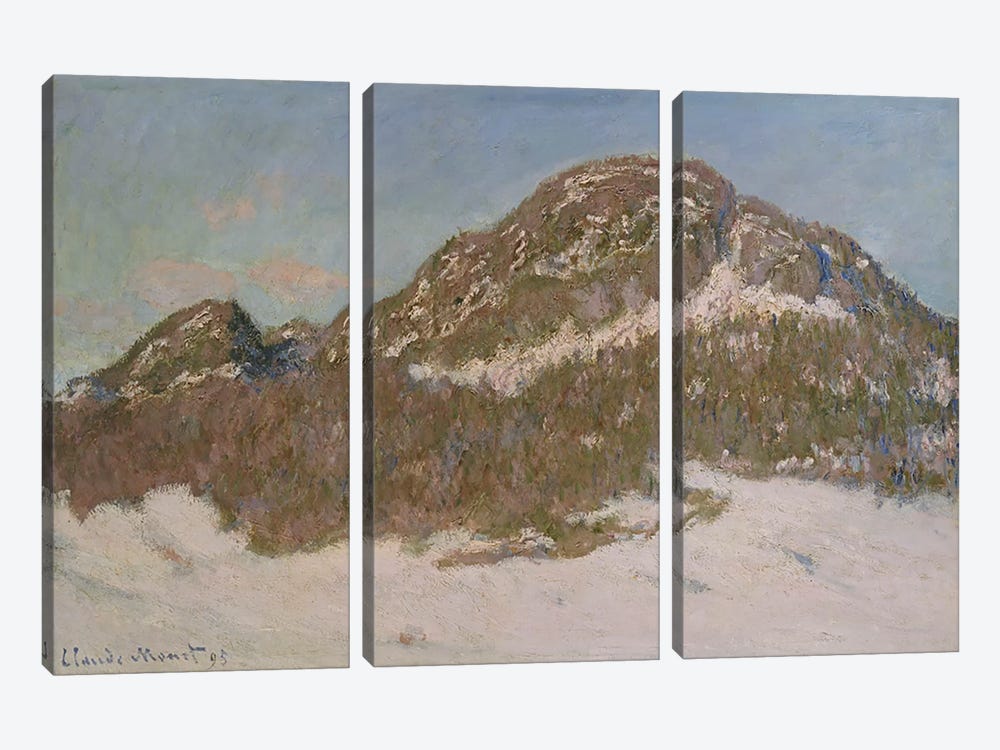 Mount Kolsaas in Sunlight, 1895  3-piece Canvas Art