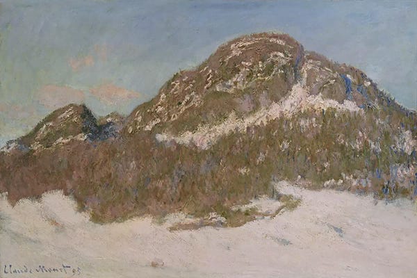 Claude Monet: Mount Kolsaas in Sunlight, 1895  by Claude Monet