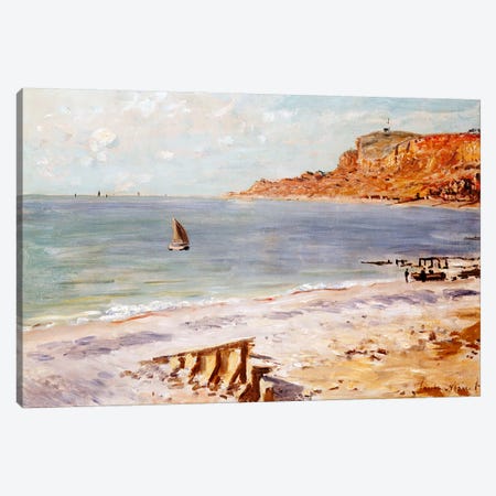 Seascape at Sainte-Adresse  Canvas Print #BMN5181} by Claude Monet Canvas Wall Art