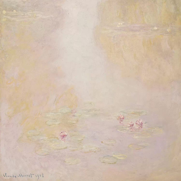 Water Lilies, Giverny, 1908  by Claude Monet wall art