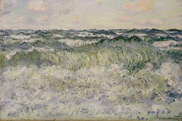 Claude Monet: Seascape, 1881  by Claude Monet