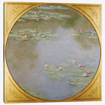 Water Lilies  Canvas Print #BMN5187} by Claude Monet Canvas Print