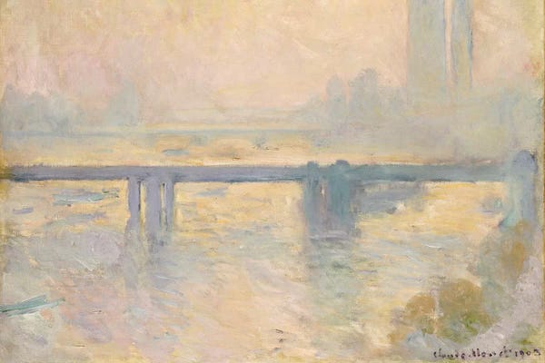 Claude Monet: Charing Cross Bridge, 1903  by Claude Monet
