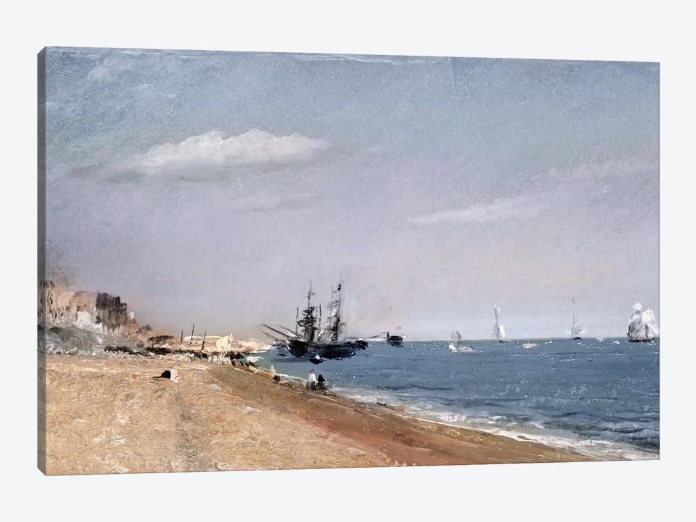 Brighton Beach with colliers, 1824  by John Constable 1-piece Art Print