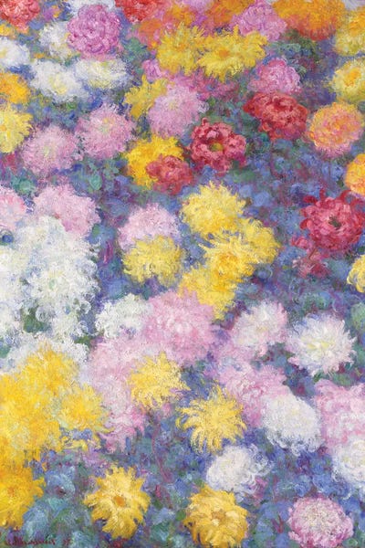 Claude Monet: Chrysanthemums, 1897  by Claude Monet