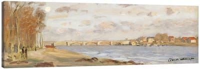 The Seine at Argenteuil, 1872  Canvas Art Print - Claude Monet