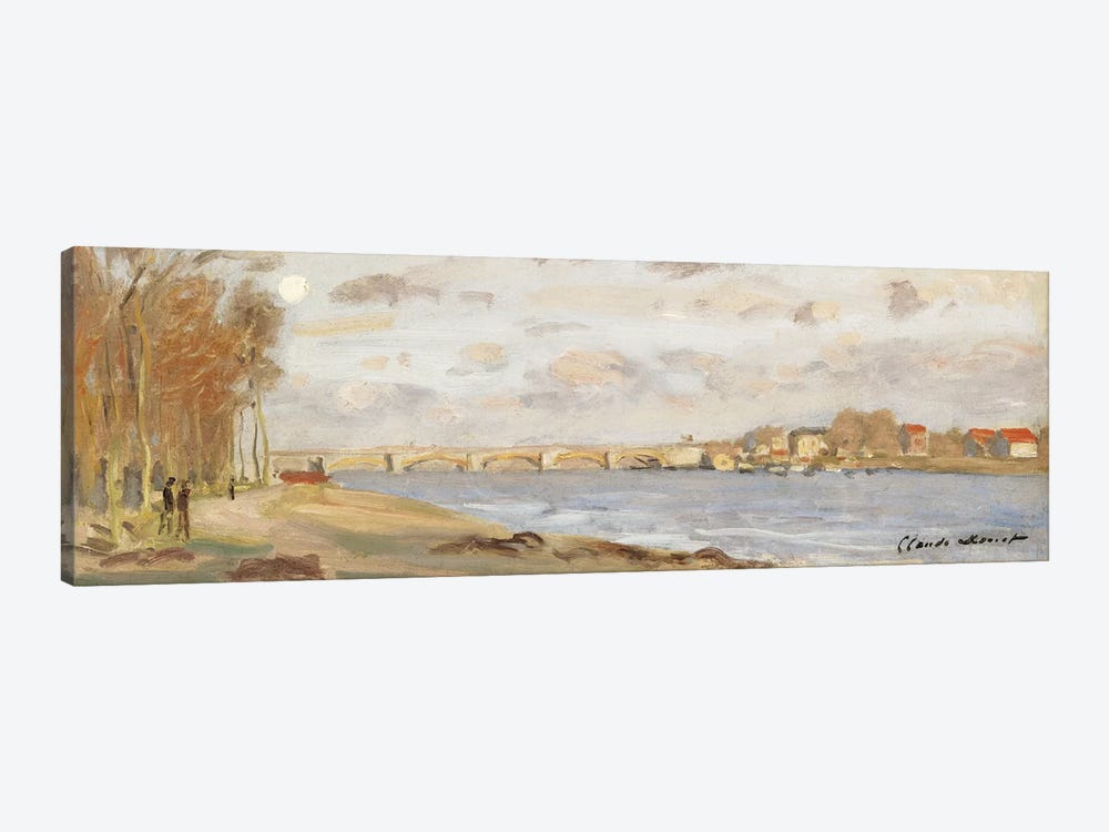 The Seine at Argenteuil, 1872  by Claude Monet 1-piece Canvas Print