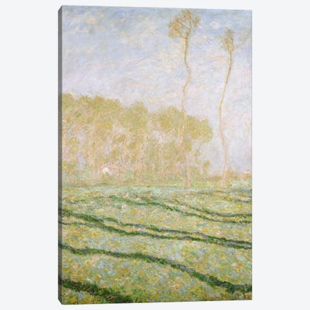Spring Countryside at Giverny, 1894  Canvas Print #BMN5205} by Claude Monet Canvas Wall Art