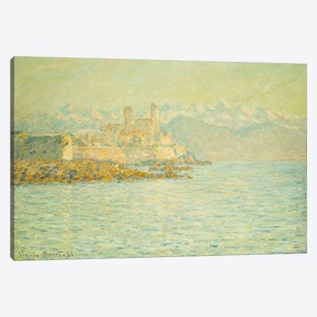The Old Fort at Antibes  Canvas Print #BMN5206} by Claude Monet Canvas Art