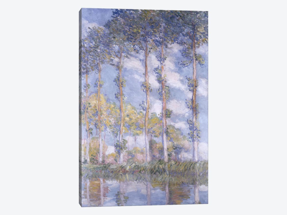 The Poplars, 1881  by Claude Monet 1-piece Canvas Print