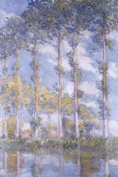 All Things Monet: The Poplars, 1881  by Claude Monet