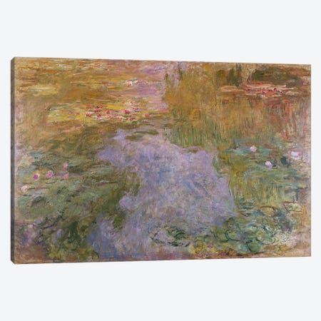 Water Lilies, 1919  Canvas Print #BMN5215} by Claude Monet Canvas Art Print