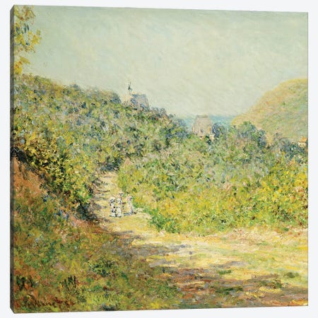 Aux Petites Dalles, 1884  Canvas Print #BMN5222} by Claude Monet Canvas Print