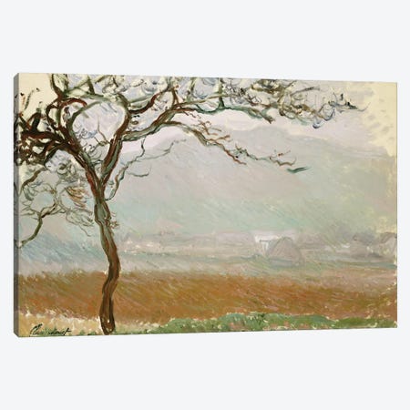 Giverny Countryside  Canvas Print #BMN5223} by Claude Monet Canvas Print