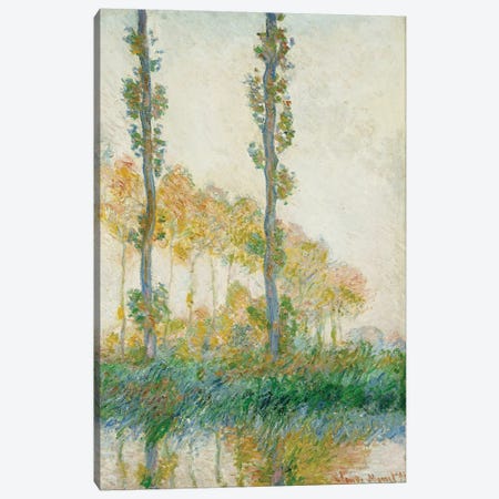 The Three Trees, Autumn, 1891  Canvas Print #BMN5224} by Claude Monet Canvas Wall Art