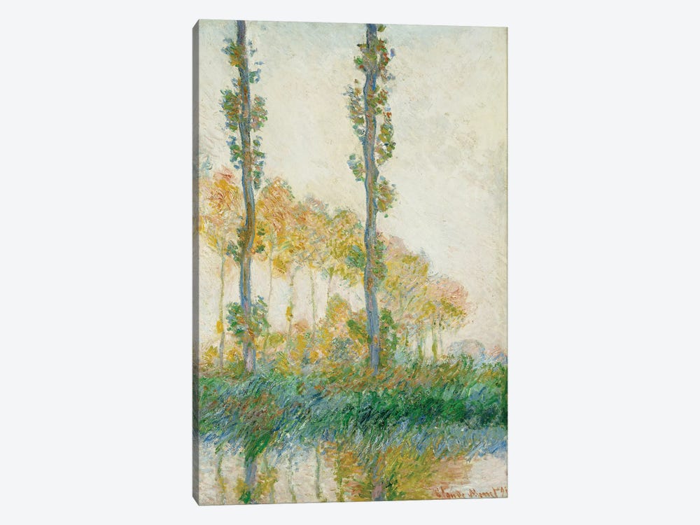 The Three Trees, Autumn, 1891  by Claude Monet 1-piece Canvas Artwork