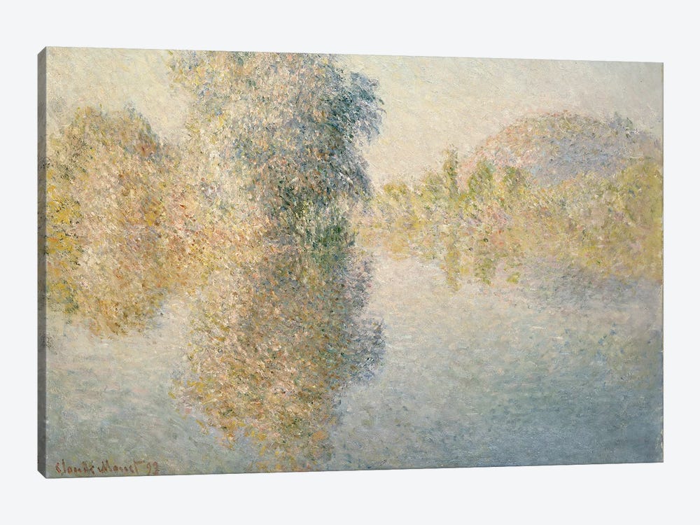 Early Morning on the Seine at Giverny, 1893  by Claude Monet 1-piece Art Print