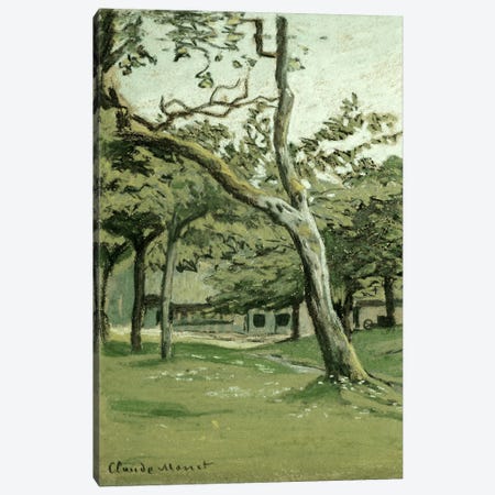 Normandy Farm under the Trees  Canvas Print #BMN5227} by Claude Monet Canvas Art