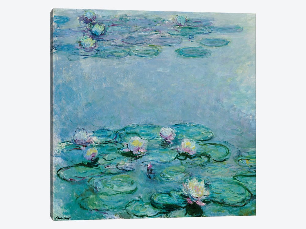 Water Lilies  by Claude Monet 1-piece Canvas Artwork