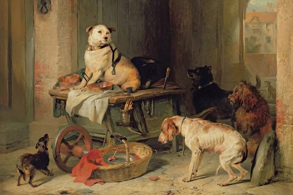 Sir Edwin Landseer: A Jack in Office, c.1833  by Sir Edwin Landseer