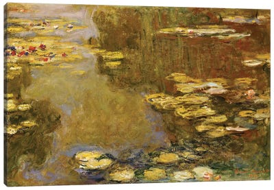 The Lily Pond  Canvas Art Print - Impressionism Art
